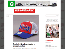 Tablet Screenshot of hiphopshopy.cz